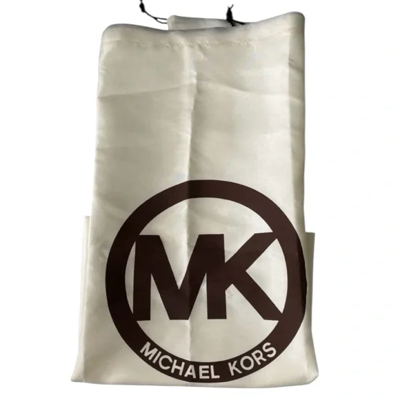 Michael Kors Leather Hobo Bag Shoulder Bag Cream White Gold - Picture 13 of 13